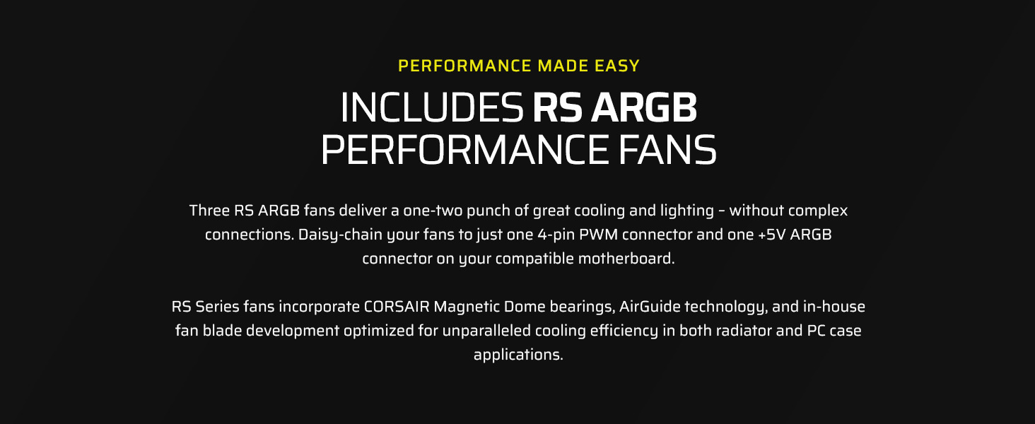 RS ARGB fans, mid-tower pc case, pc build case, iCUE LINK case