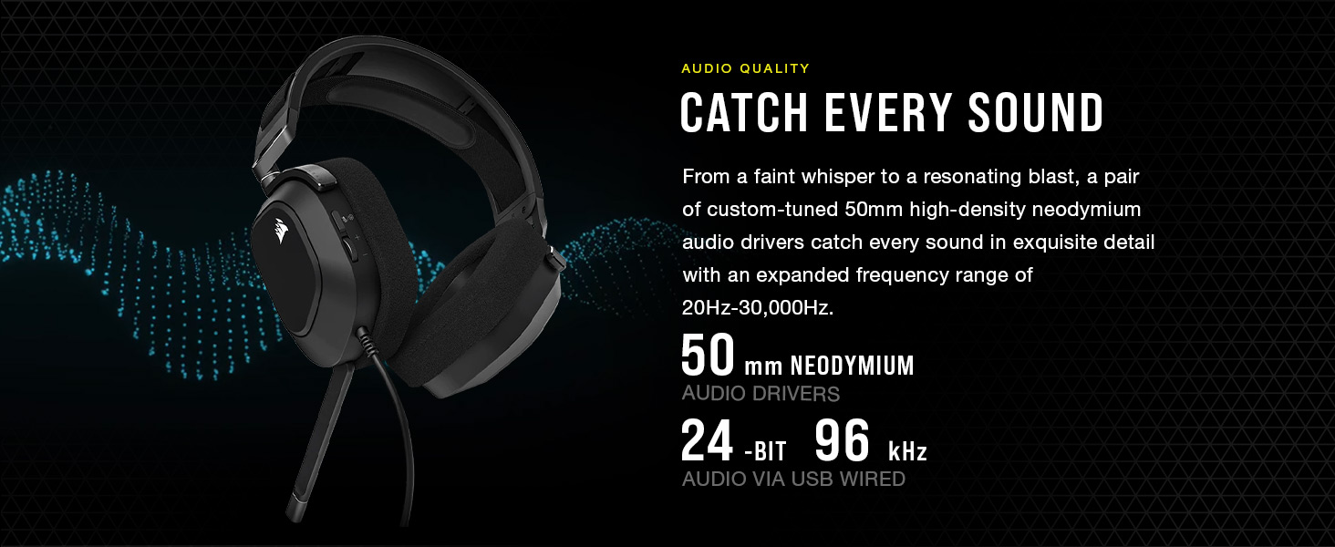 HS80 RGB USB, Carbon