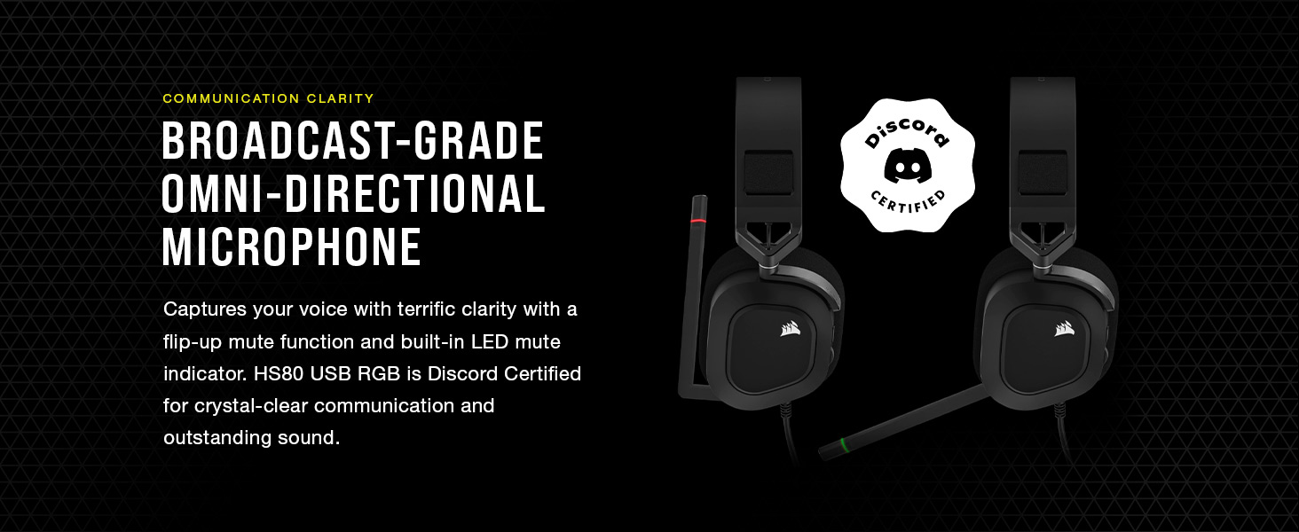 HS80 RGB USB, Carbon