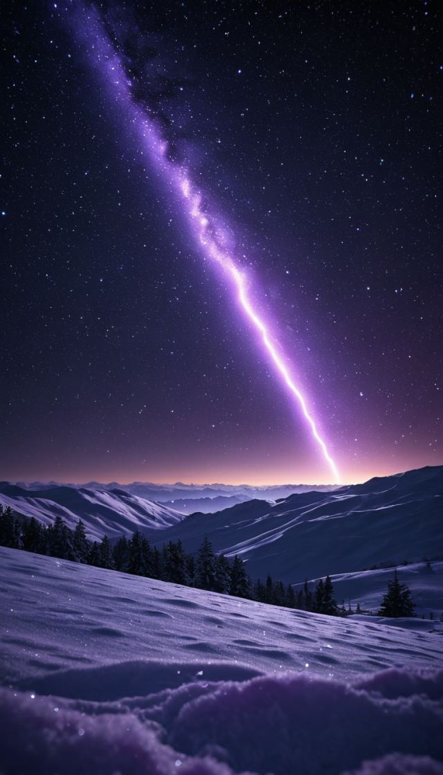 The Newly Discovered Ribbon of Purple Light in the Sky