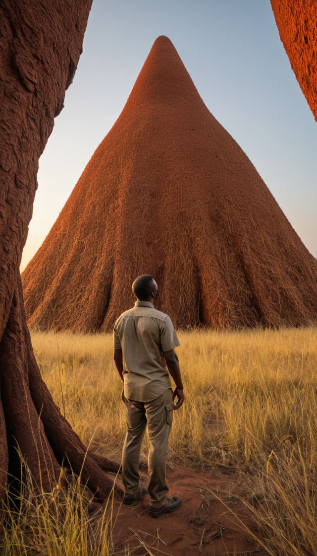 How Do Termites Air-Condition Their Towering Mounds?