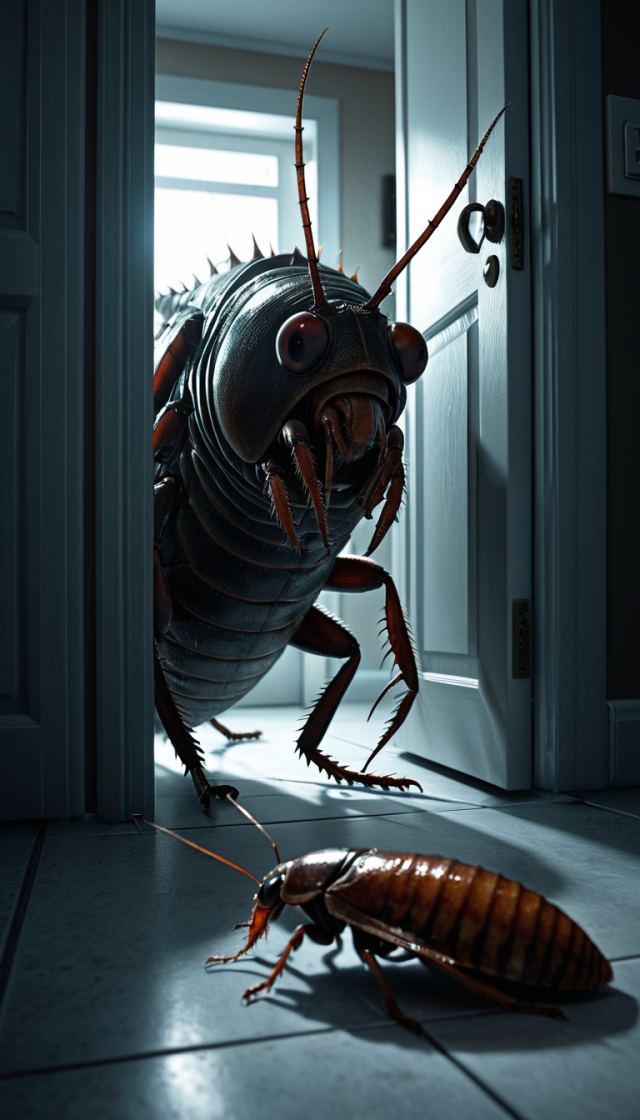 What If Cockroaches Grew to Human Size?