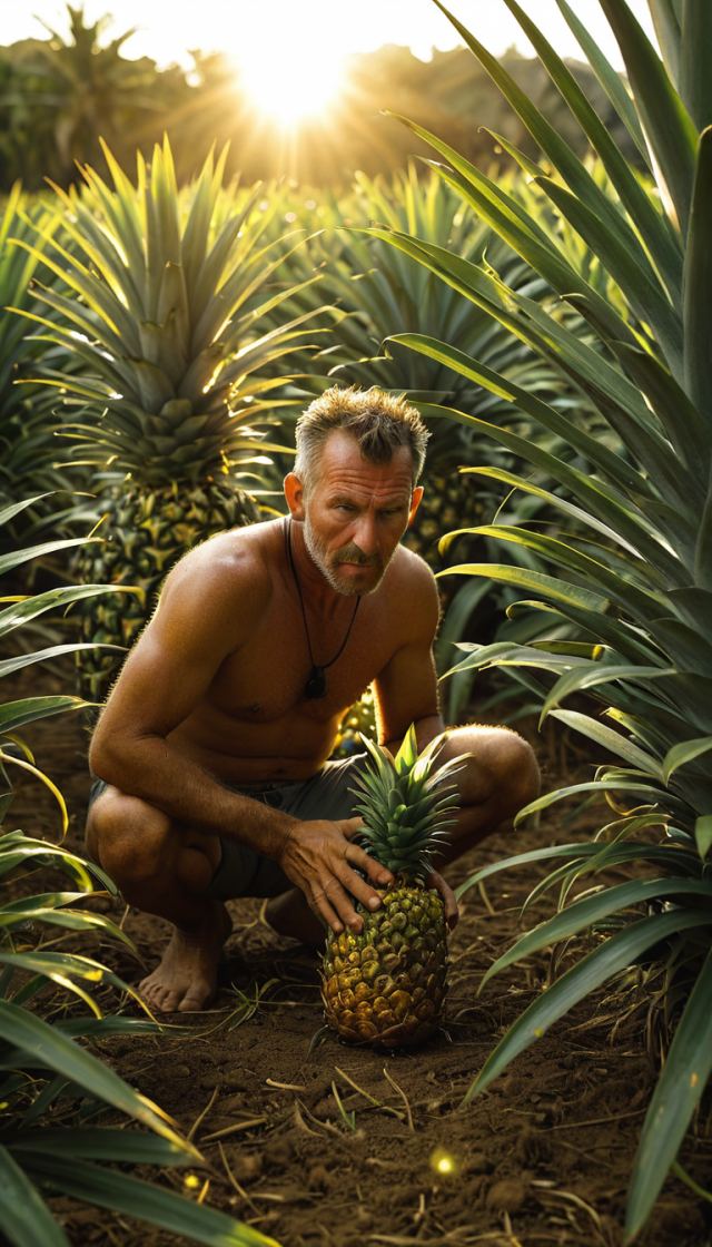 A Pineapple Takes Years to Grow
